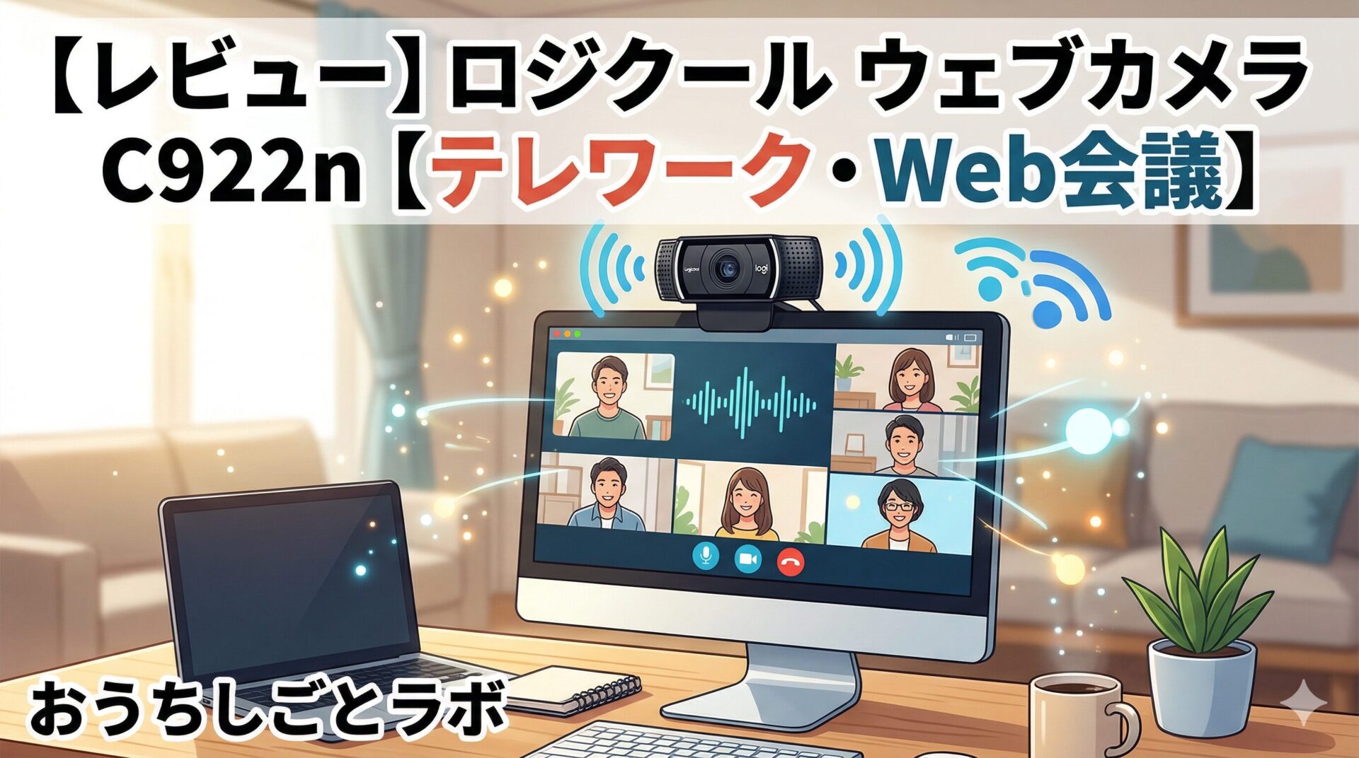 【レビュー】ロジクール ウェブカメラ C922n【テレワーク・Web会議】