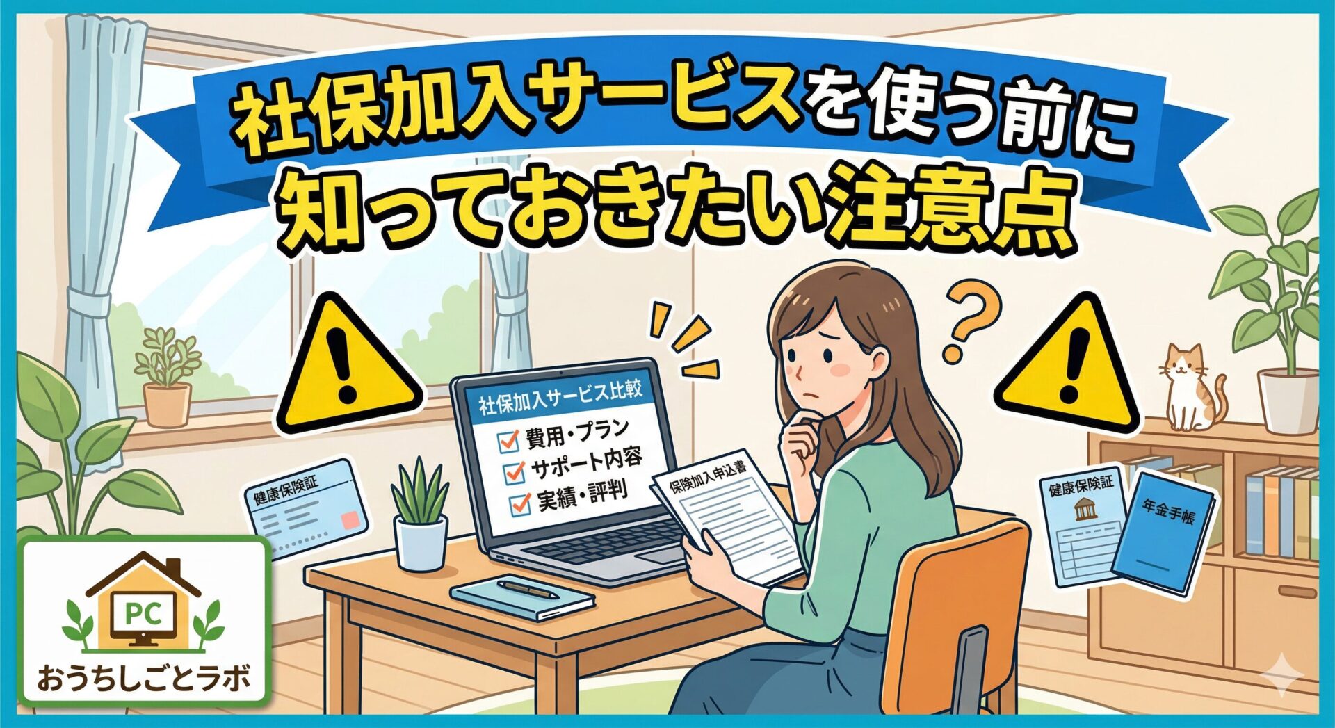 社保加入サービスを使う前に知っておきたい注意点
