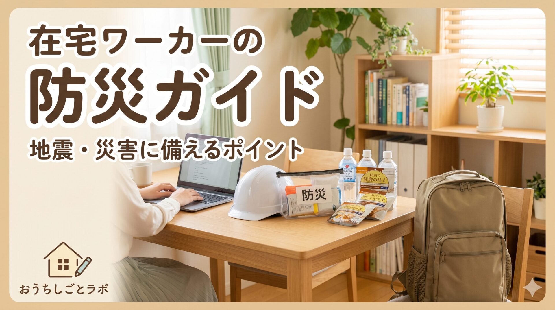 自宅が職場だからこそ必要な備え｜在宅ワーカーの実践的防災ガイド